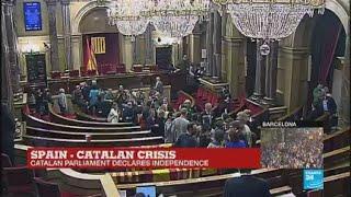 Catalonia: Region declares independence, Madrid votes to impose direct rule