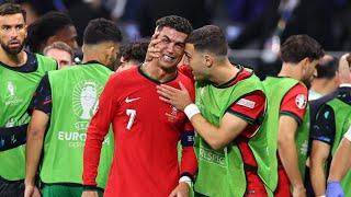 Cristiano Ronaldo crying .. Cristiano Ronaldo has broken down in tears 