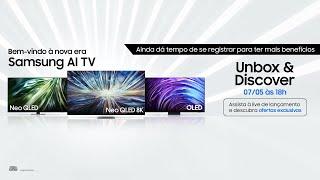 #SamsungLiveShop 07/05 – Vem ai a nova era de TVs!