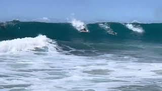 Powerful wave knocks girl off her feet; almost lost bikini @Rapscidy