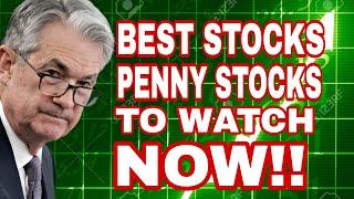 TOP STOCKS AND PENNY STOCKS TO WATCH RIGHT NOW! TOP 3 PENNY STOCKS TO WATCH!