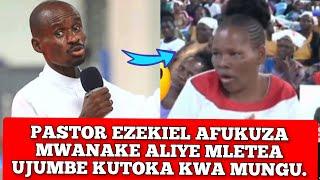 SHOCK PASTOR EZEKIEL CHASES AWAY WOMAN WHO BROUGHT GODS MESSAGE TO HIM! ATI MUNGU MGANI?