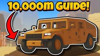 The ULTIMATE GUIDE TO 10,000  METERS IN DESERT! (Roblox A Dusty Trip)