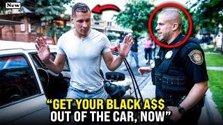 Racist cop forces Black man out of his car, but what happens next leaves everyone stunned