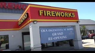 TNT Fireworks Grand Reopening - Dania Beach CRA Grant