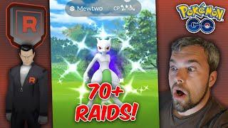 Over 70 Shiny Shadow Mewtwo Raids defeated & THIS is what we got! (Pokémon GO)