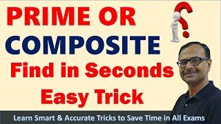 Easy Trick to Check Prime or Composite II How to Check Prime or Composite? #prime #numbers #check