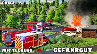 MITTELBERG 112 - GEFAHRGUTEINSATZ an TANKSTELLE! Vollbrand von Gefahrgut LKW! Einsatz für Feuerwehr