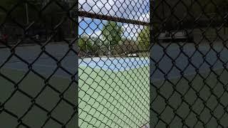 #People playing #tennis in #Philly #park.