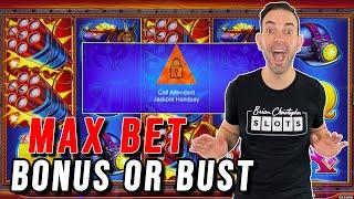 EUREKA - Surprise JACKPOT!  MAX BET Bonus or Bust