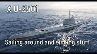 World of Warships - X U-2501 Replay, sailing around and sinking stuff