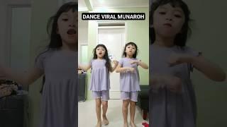 MUNAROH DANCE VIRAL #jogetremix #joget #twins #jogetviral #munaroh #shorts