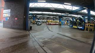 452 (2570) Leaving Stagecoach Stockport Depot 16th July 2024