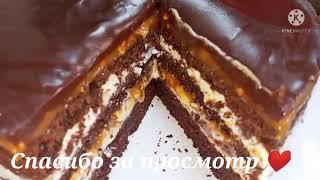 СНИКЕРС торт!!! Tort Snikers!! Ореховый торт