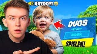 VERRÜCKTE KINDER GETROFFEN!  | FORTNITE RANDOM DUOS