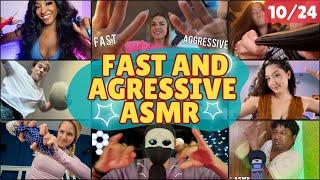 ASMR  FAST and AGRESSIVE compilation  TOP 30 ASMR 