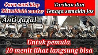 Cara setel celah klep,Mitsubishi colt diesel canter,untuk pemula