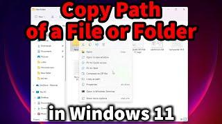 How to Copy Path of a File or Folder in Windows 11 PC or Laptop