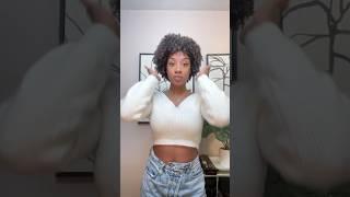 Short natural hair style | Teeny Weeny Fro