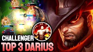 WILD RIFT DARIUS - TOP 3 DARIUS GAMEPLAY - CHALLENGER RANKED