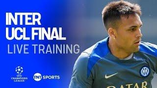 LIVE: Inter Milan's final training session ahead of Champions League final against PSG