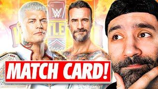 PREDICTING THE WRESTLEMANIA 41 MATCH CARD (WAY TOO EARLY)