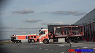 [Vollalarm am Flughafen - Notlandung Airbus A330] Local Standby für die Flughafenfeuerwehr Frankfurt