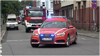 KdoW + 6x LF-Kats SH + Bus Feuerwehrbereitschaft Kreis Schleswig-Flensburg