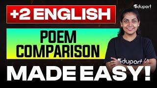 Plus Two English | Poem Comparison | Eduport Plus Two