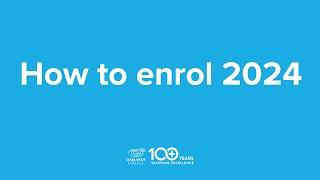 How to enrol 2024 - Oaklands College