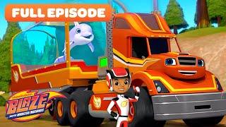 Big Rig: Dolphin Delivery  (FULL EPISODE) | Blaze and the Monster Machines