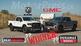 GMC Sierra 1500 3.0L Duramax Vs RAM 1500 3.0L EcoDiesel | The pursuit for ultimate fuel economy