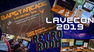 LAVECON 2019 twitch stream BAPSTARCADE retro gaming room #lavecon