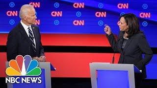 Harris, Biden, Have Heated Exchange On Health Care | NBC News