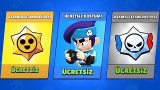 HERKESE ÜCRETSİZ EFSANEVİ STARR HEDİYESİ | KOSTÜM | AŞAMALI STARR HEDİYESİ Brawl Stars