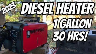 This Changes Everything! WIPPRO Diesel Heater - CRAZY Fuel efficiency and NO ticking!