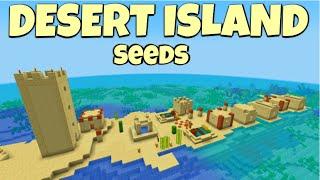 TOP 3 DESERT SURVIVAL ISLAND SEEDS MINECRAFT JAVA | Best Island Seeds 1.19.3 | Best Desert Seeds