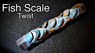 Fish Scale Twist - No. 1 Unique Blacksmithing Prototype