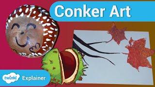 Conker Art for Kids || Autumn Crafts