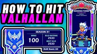 How I Hit VALHALLAN In Brawlhalla (and how you can too!)