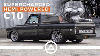 745 hp Hellcat Swapped Chevy C10
