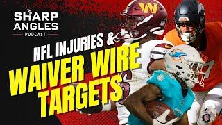 NFL Injury Report & Week 13 Fantasy Football Waiver Wire Targets | Sharp Angles Podcast