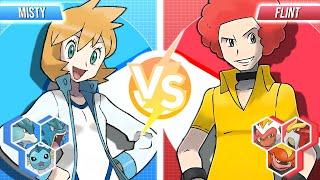 Misty vs Flint - Pokemon Battle Exhibition Match