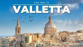 ONE DAY IN VALLETTA (MALTA)  | 4K | The beautiful capital of Malta
