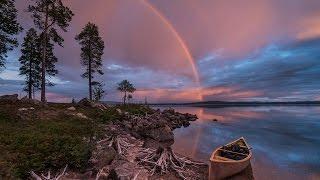 Traditional wood canvas canoe building & adventure SWEDEN