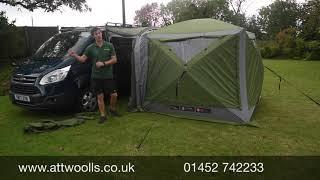 Quest Screen House Pro Driveaway Awning Pitching (Tutorial) Video