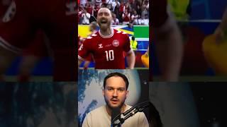 Christian Eriksen - From DEATH to HERO ️ #football #euro2024 #eriksen #denmark #hitrecordsam