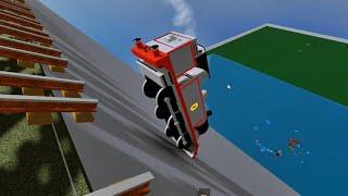 THOMAS AND FRIENDS Driving Fails Compilation Hang Cliff TRex Beans Railway 28 Thomas the Tank