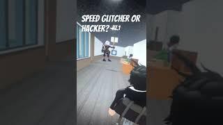 Speed glitcher or Hacker pt.1 (mm2) #youtubeshorts #roblox #hacker #speed glitcher#mm2