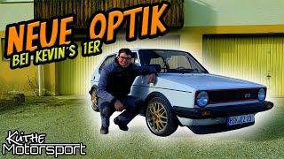 NEUE OPTIK an Kevins 1er GOLF | Fahrwerk + Felgen | VW Golf GTI MK1 | Küthe Motorsport